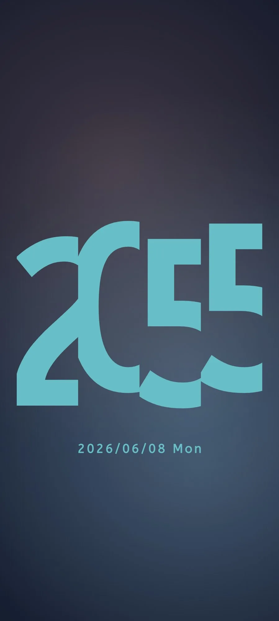 Moc Number Clock showing large readable digital numbers